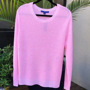 Neon Pink Knit Sweater - XL